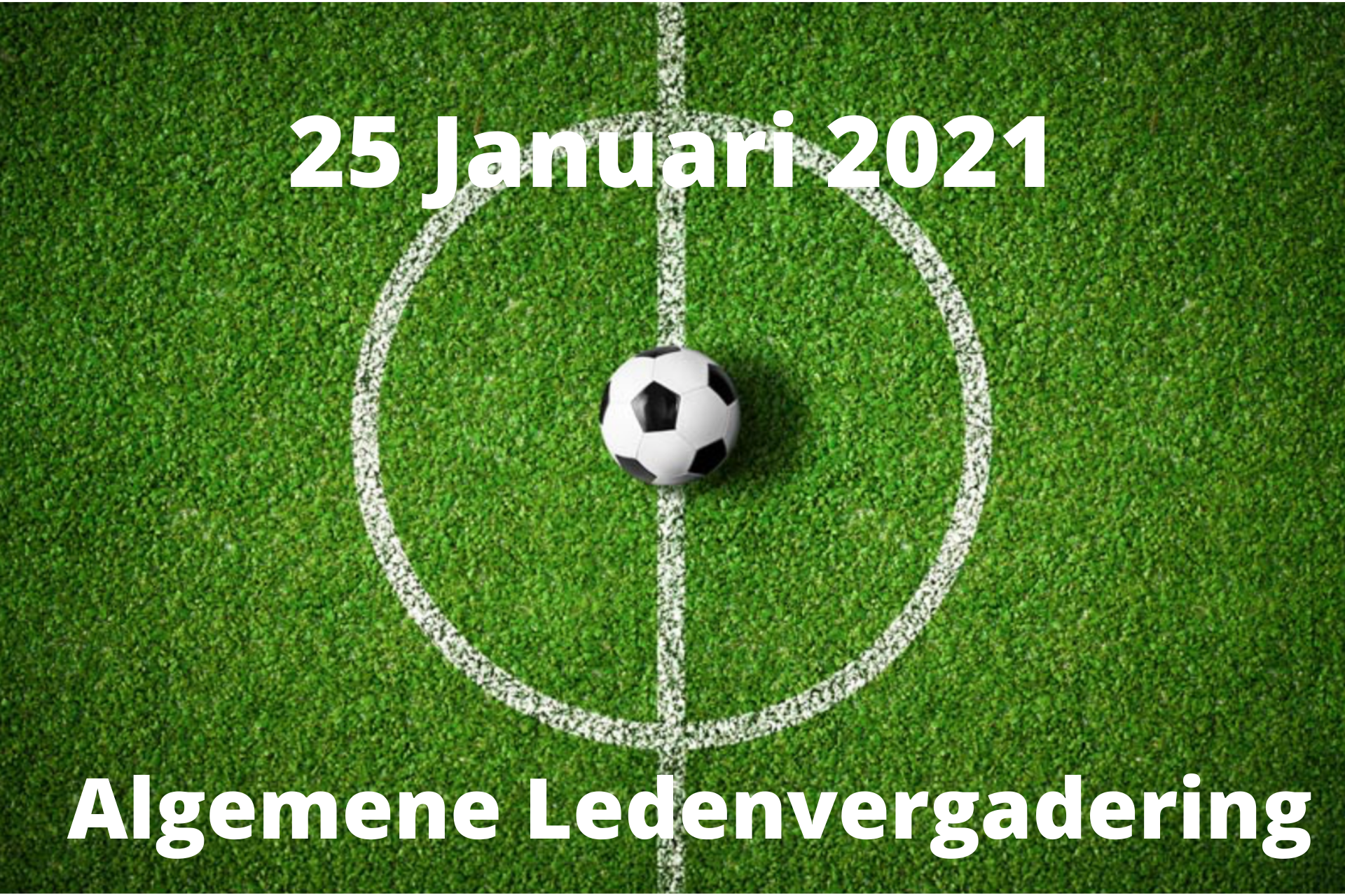 Algemene Ledenvergadering 25 januari