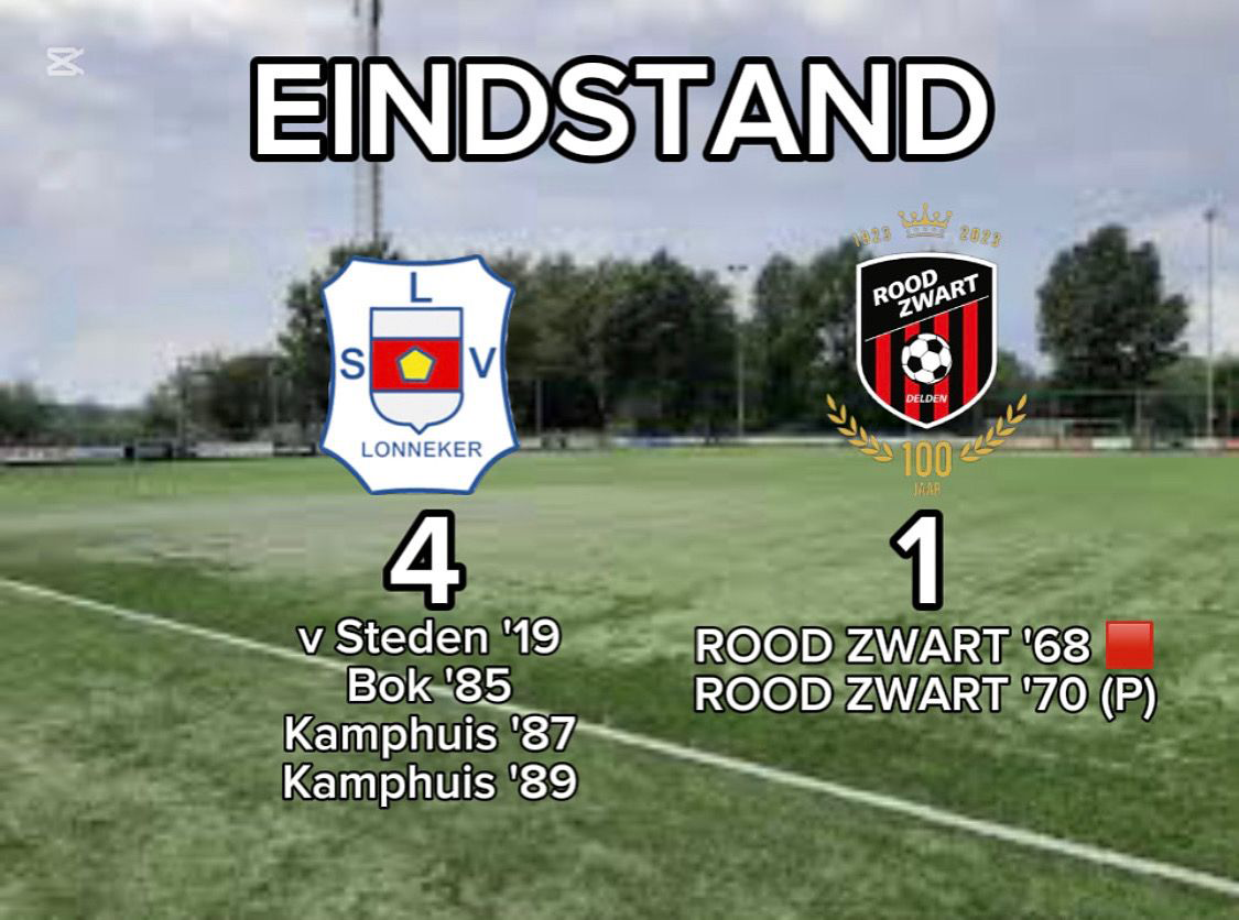 LSV speelt zich veilig tegen Rood Zwart