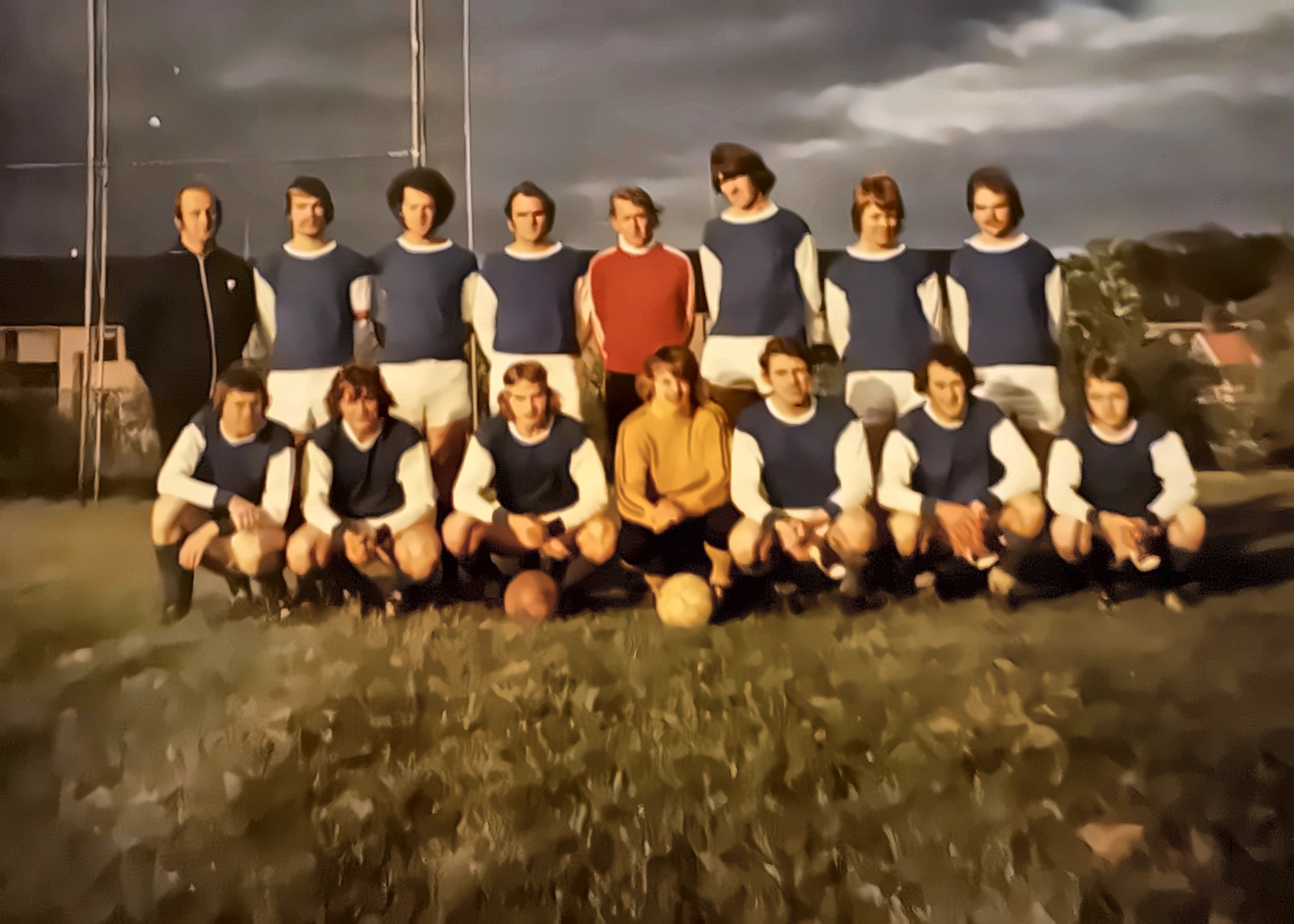 Oude team foto's van harte welkom